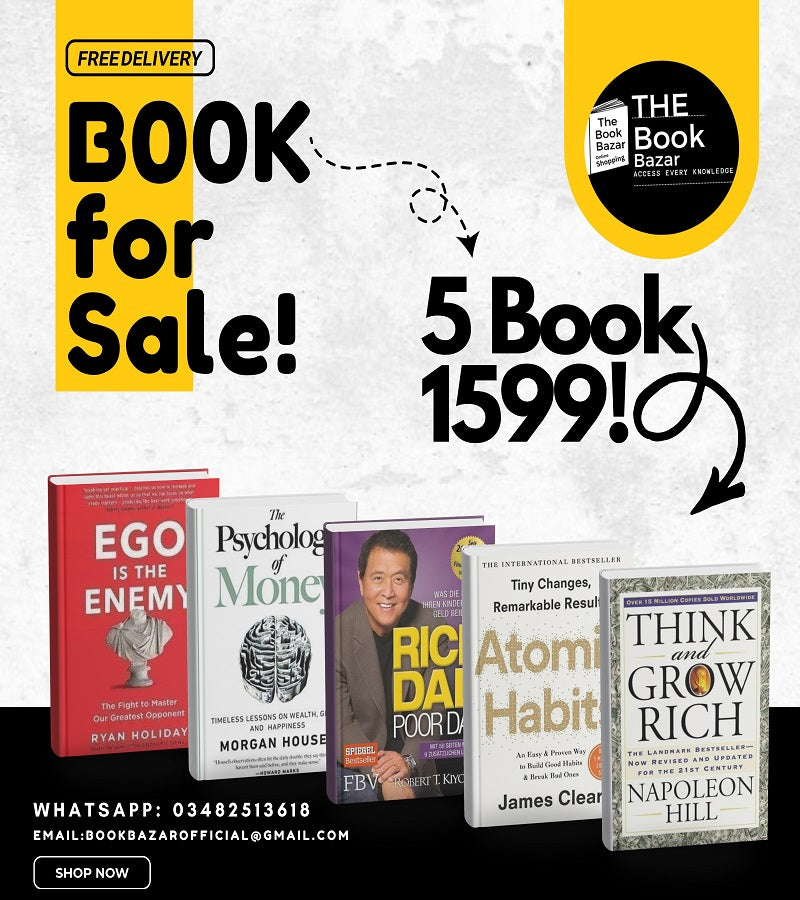 Ego is the Enemy +  The Psychology of Money +  Rich Dad Poor Dad + Atomic Habits + Think and Grow Rich