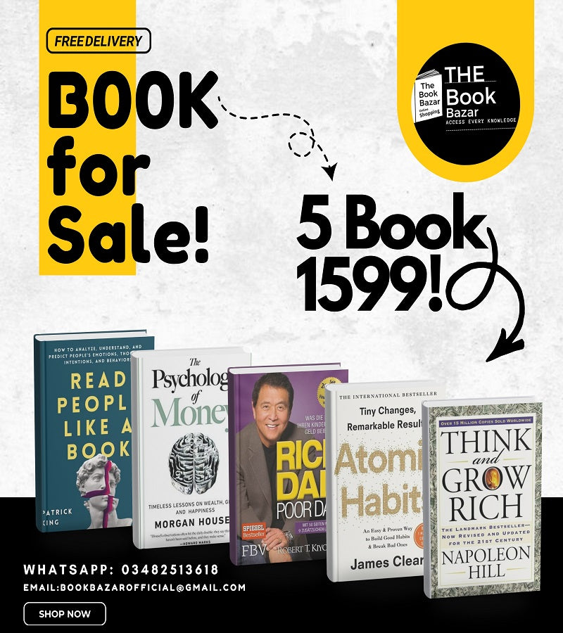 Read People Like a Book + The Psychology of Money + Rich Dad Poor Dad + Atomic Habits + Think and Grow Rich